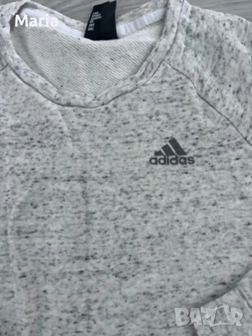 Adidas детски суитшърт 8–10 години S сив меланж, снимка 3 - Детски анцузи и суичери - 55450034