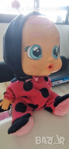 🩷 Продавам интерактивна кукла Cry Babies Ladybug 🐞, снимка 3 - Кукли - 54972452