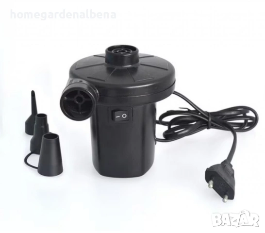Електрическа помпа за надуване HT-196A – 220V / 12V (запалка), снимка 4 - Басейни и аксесоари - 54109687