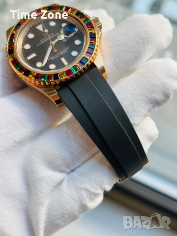 Rolex Yacht-Master 40mm 'Rainbow' Rose Gold Automatic Дамски Различни Варианти, снимка 5 - Дамски - 54047444