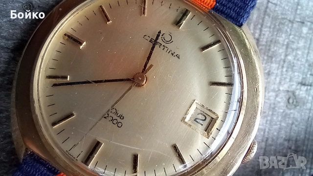 Certina Club 2000 ръчно навиване, снимка 7 - Мъжки - 54391675