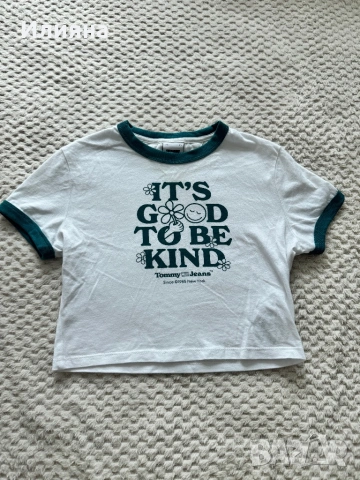 Къса тениска tommy jeans 