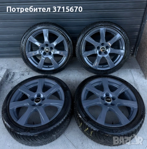 Джанти 18 цола Audi с гуми , снимка 2 - Гуми и джанти - 54607248