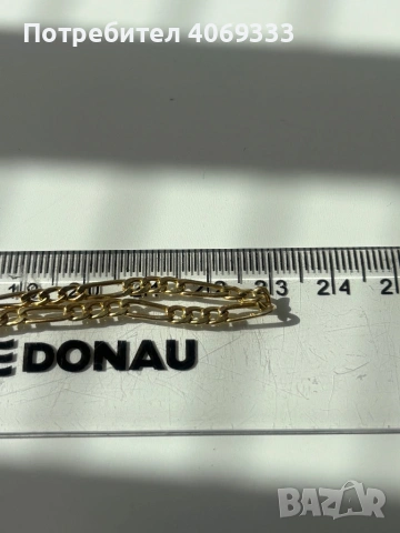 Златен синджир 9 карата картие , снимка 2 - Колиета, медальони, синджири - 54276313