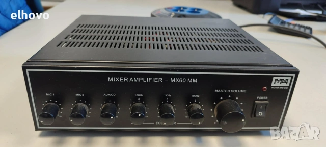 Mixer amplifer-MX60 MM, снимка 3 - Ресийвъри, усилватели, смесителни пултове - 54301162