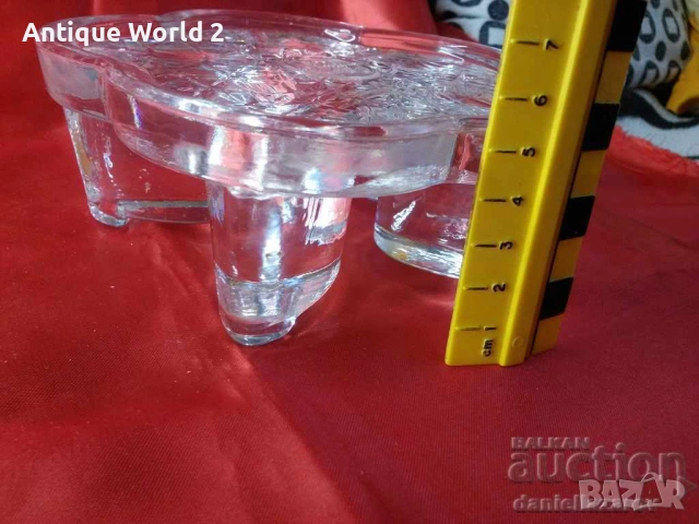 Поставка Преспапие КРИСТАЛНО Стъкло, снимка 5 - Антикварни и старинни предмети - 54307998