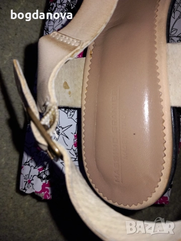 Чисто нови необувани сандали на ток от естествена кожа, снимка 14 - Сандали - 53992442