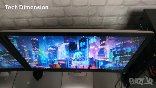 Монитор HP Elitedisplay E242 24" IPS Displayport,HDMI,Pivot, снимка 2 - Монитори - 54128336