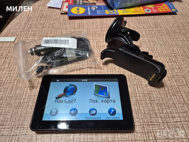 Навигация Гармин, GARMIN nuvi 3590 LMТ, + карта OFRM Geotrade 2026Q2, снимка 2 - Garmin - 53476133