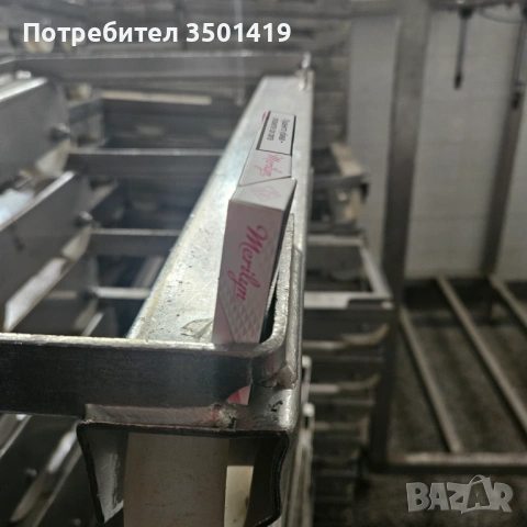 Индустриални колички за каси от нераждавейка с 6 бр. Полиамидни колела, снимка 7 - Оборудване за магазин - 54338822