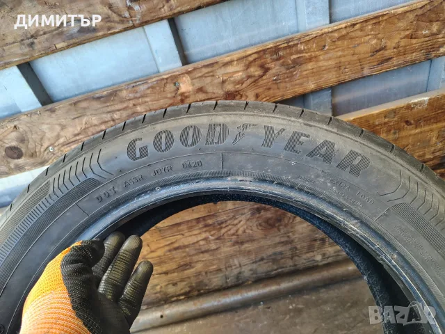 4бр.летни гуми GOOD YEAR 215 55 17 DOT20 цена за брой, снимка 4 - Гуми и джанти - 55697647