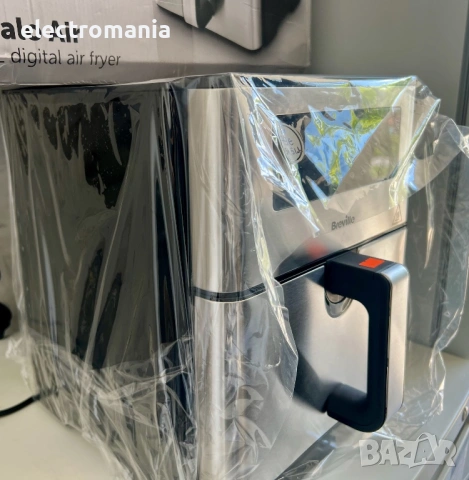 ЧИСТО НОВ!!! фритюрник с горещ въздух Breville HaloAir XL 9л, снимка 6 - Фритюрници - 54378673