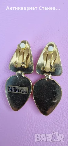 Дизайнерски обеци Niki Paris, снимка 11 - Обеци - 55559742