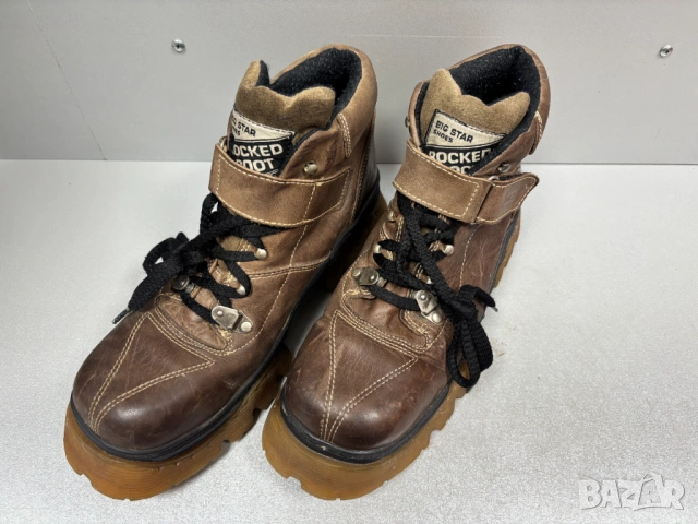 Здрави зимни Боти, тип Кубинки „Big Star Shoes Rocked Boot“, снимка 3 - Мъжки боти - 54090321
