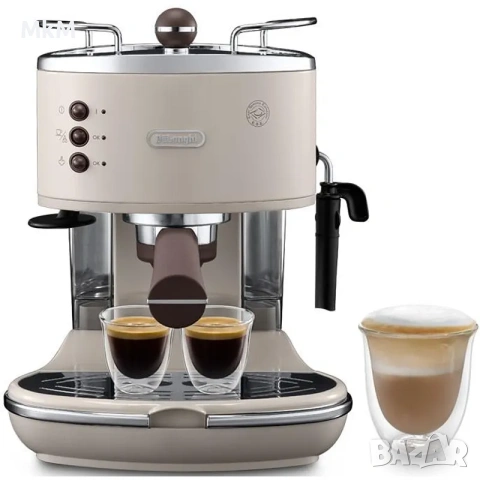 Кафемашина DeLonghi - Icona Vintage ECOV311.BG, 15bar, бежова