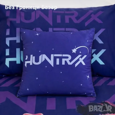 Нова Двулицева възглавница K-Pop Demon Hunters 40 см за легло и диван, снимка 6 - Възглавници - 55564790