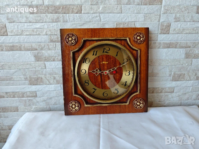 Стар руски стенен часовник - Маяк - 1970г., снимка 5 - Антикварни и старинни предмети - 54105809