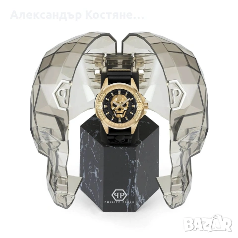 Нов часовник Philipp Plein The Skull PWAAA0221 - гаранция, снимка 5 - Мъжки - 55212639
