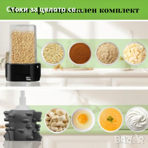 Многофункционален кухненски робот 4в1 Homelux 250W , снимка 3 - Кухненски роботи - 55144643