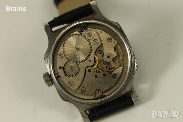 1970's ЗИМ Зелен Циферблат Стар Руски Ръчен Часовник, снимка 8 - Мъжки - 54055276