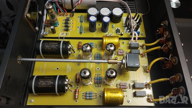 Лампов предусилвател асемблиран от SLAudio Слав / Tube Preamp, снимка 10 - Ресийвъри, усилватели, смесителни пултове - 55112358