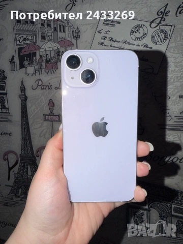 iPhone 14 128GB Purple , снимка 2 - Apple iPhone - 55149308