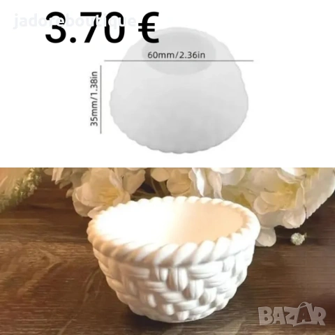 Силиконов молд Кашпа/ Саксия различни видове, снимка 2 - Форми - 53160010