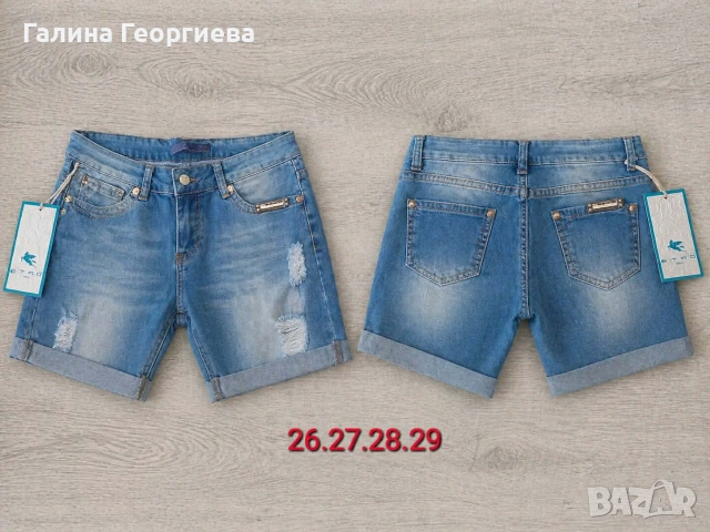 Къси дънки , снимка 4 - Дънки - 54973737