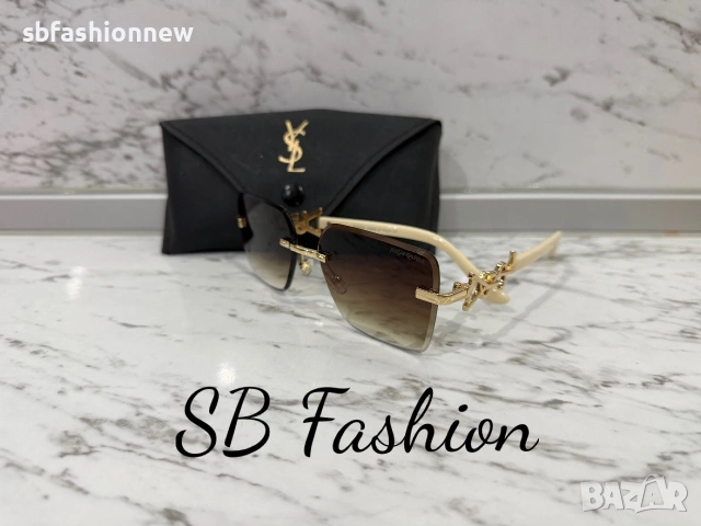 Ysl очила с лого, снимка 2 - Слънчеви и диоптрични очила - 55042077