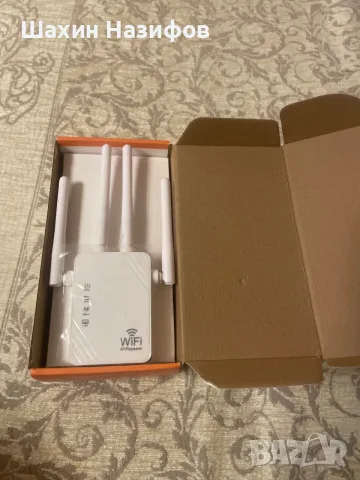 Repeater, усилвател/повторител на WIFi сигнал с 4 антени до 300Mbps
