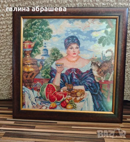 Гоблен в рамката., снимка 2 - Декорация за дома - 55464501