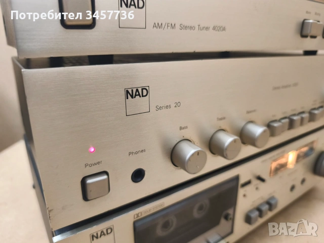 NAD SERIES 20 - Усилвател 3020, тунер 4020, Дек 6020, Дека е за ремонт , снимка 8 - Ресийвъри, усилватели, смесителни пултове - 55134580