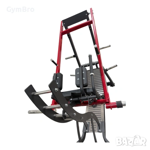 Фитнес уред за клек (Pendulum Squat) на свободни тежести, снимка 2 - Фитнес уреди - 55006515