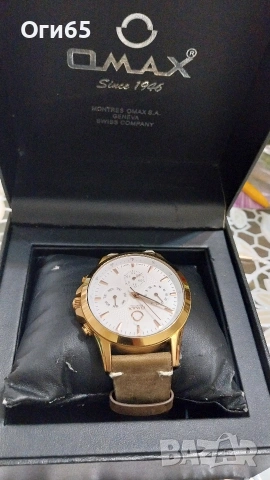 " OMAX " Made in Switzerland. Уникален Марков мъжки часовник. , снимка 10 - Мъжки - 54670286