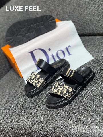 Fendi ⚜️ Hermes ⚜️ Dior ⚜️Дамски Чехли , снимка 3 - Чехли - 54984217