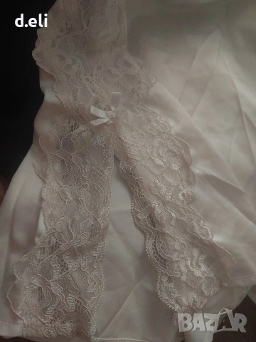 Lipsy London Size S 100% Коприна Луксозна къса нощница, снимка 3 - Бельо - 54547678