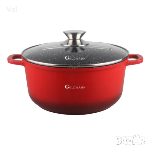Тенджера Goldmann GM-7328R / GM-7324R, мраморно покритие, снимка 9 - Съдове за готвене - 55335035