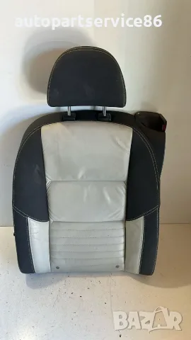 Горна част на задна лява седалка черна и бяла кожена за Volvo C30 1.6d (2012) #25222 OEM