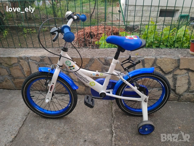 Детско колело синьо 1281 Moni 12“, снимка 5 - Велосипеди - 55157977