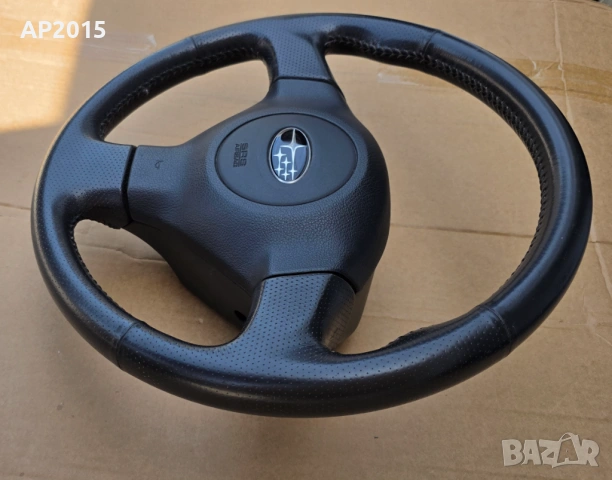 Кожен Волан с Airbag Subaru Impreza 2006 , снимка 2 - Части - 54838800