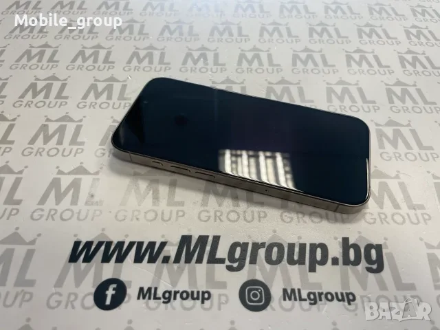 #MLgroup предлага iPhone 15Pro 128GB Natural Titanium 87%, втора употреба, снимка 2 - Apple iPhone - 55612450