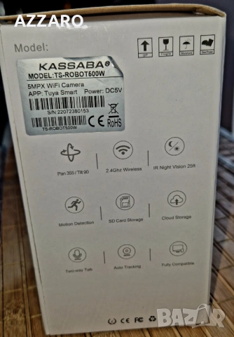 Wi-Fi  Tuya smart КАМЕРА, снимка 2 - IP камери - 54653033