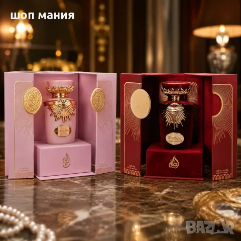 Комплект дамски арабски парфюми EDP с дълготраен аромат - Lattafa Sakeena + Sheikh Al Khaleej, 100 