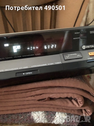 Hitachi VT-126 E vhs, снимка 2 - Плейъри, домашно кино, прожектори - 55590919