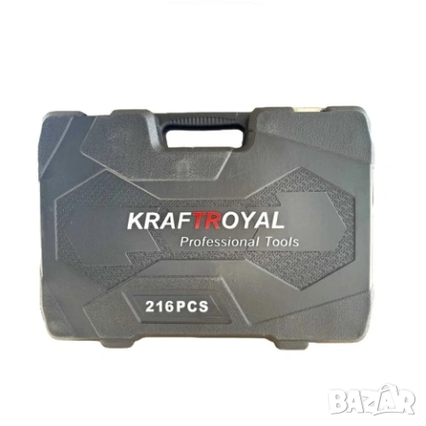Професионален куфар с инструменти 216ч KraftRoyal, снимка 2 - Куфари с инструменти - 13349740