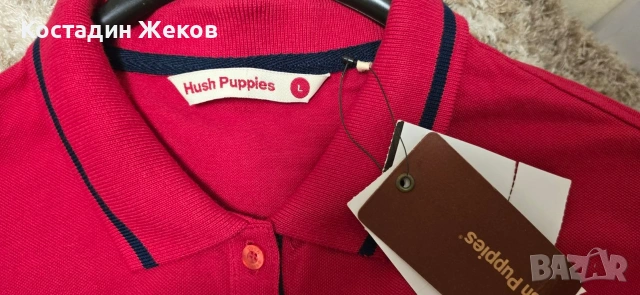 28€. Нова със етикет. Дамска поло тениска с яка Hush Puppies, снимка 7 - Тениски - 54895633