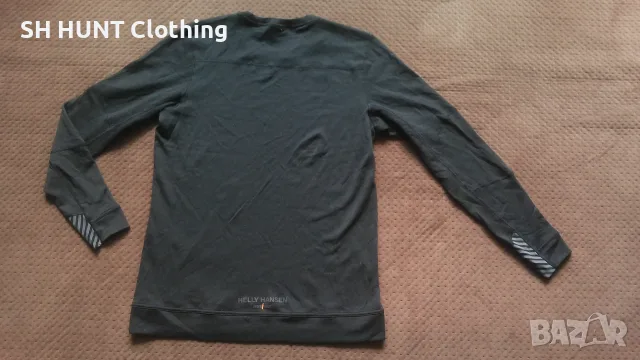 HELLY HANSEN Work Wear Thermo 57% Merino Wool размер L работна термо блуза W4-768, снимка 10 - Блузи - 55680794