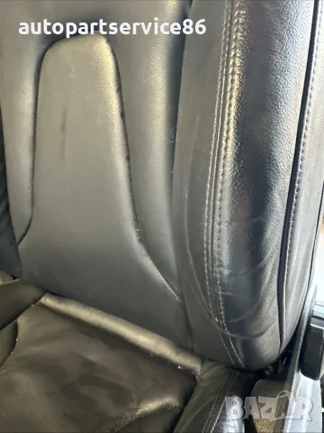 Предна лява черна кожена седалка S line за Audi A4 B8 OEM 1.8 TFSI (2008), снимка 2 - Части - 55584688