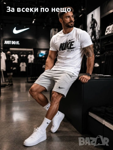 Nike Мъжки Летен Екип👕🩳Мъжки Къс Комплект Найк Kод B472, снимка 2 - Спортни дрехи, екипи - 55083406