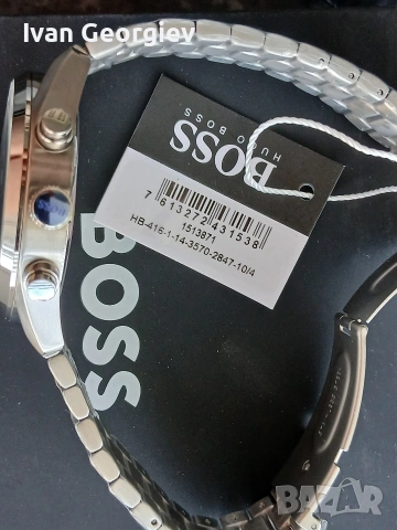 Нов часовник HUGO BOSS 1513871, снимка 6 - Мъжки - 54841905